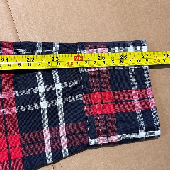 Thom Browne Plaid Button Down Shirt - Men's Size 4 / XL - Red Blue - Picture 11 of 11